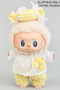 Cute Flower Gingham Bow Labubu Outfit Only