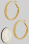One And A Quarter Inch Brass Hoops