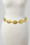 Western Squash Link Chain Belt With Ripples