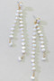 Dangling Pearly Strand Drop Earrings