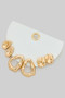 Three Pair Of Organic Teardrop Earrings