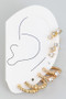 Three Pair Small Hoops And Cz Stud Set
