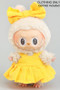 Pleated Dress With Matching Bow Labubu Outfit Only