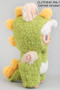 Cute Furry Green Dinosaur Labubu Outfit
