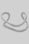 Two Line Wavy Cuff Bracelet