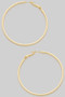 Flat Two Inch Brass Hoops