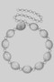 Western Squash Link Chain Belt With Ripples