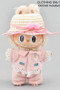 Straw Hat Lacy Stone Adorned Labubu Outfit Only