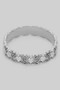Quilted Brass Ring With Dazzling Cz
