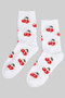 All Over Cherry Print Socks