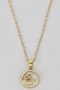 Dainty Cz Pave Swan Pendant Necklace