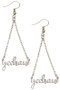 Yeehaw Chain Drop Earrings
