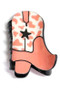Mini Animal Print Cowgirl Boot Hair Clip