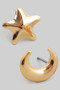 Star And Crescent Moon Stud Set