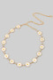 Enamel Daisy Link Chain Belt