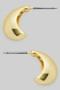 Brass Scoopy Hoop Earrings