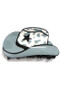 Mini Animal Print Cowgirl Hat Hair Clip