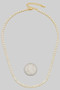Lavish U Shaped Cz Stone Tennis Necklace