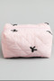 Quilted Bow Makeup Pouch - #KB24846
