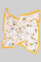 Magnolia Flower Silky Square Scarf