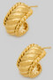 Lovely Twisted C Hoops