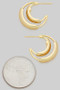 Stacked Brass Tube Hoops