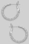 Ruffled Edged Brass Hoops