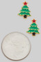 Red Star Christmas Tree Studs