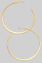 Open Brass Flat And Tube Hoops