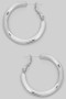 Classic Brass Twist Hoops