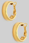 One Inch Brass Hoops