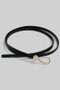 Gold Loop Pull Through Skinny Belt