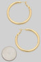 The Perfect Brass Hoop Earrings
