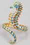 Lacquered Sea Horse Twist Ring