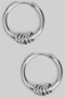Stainless Steel Hoops With Micro Hoops