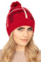 Checkered Pattern Furry Beanie.