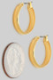 Every Day Brass Hoops