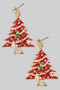 Lavish Christmas Tree Drop Earrings