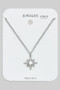 Surgical Steel Starburst Pendant Necklace