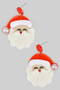 Acrylic Santa Drop Earrings