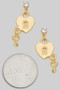 Lock And Key Drop Earrings
