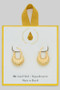 Puffed Gold Filled Hinge Hypoallergenic Hoops