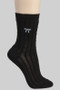 Ribbed And Ruffled Bow Socks
