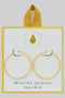 18K Gold Filled Hypoallergenic Thin Hoops