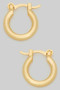 Dainty Gold Filled Hinge Hypoallergenic Hoops