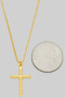18K Gold Filled Hypoallergenic Cross Necklace