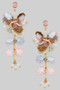 Dangling Acrylic Flower Drop Earrings
