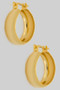 18K Gold Filled Hypoallergenic Hinge Hoops