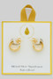 18K Gold Filled Hypoallergenic Scoop Hoops
