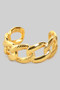 Textured Chain Link Open Ring